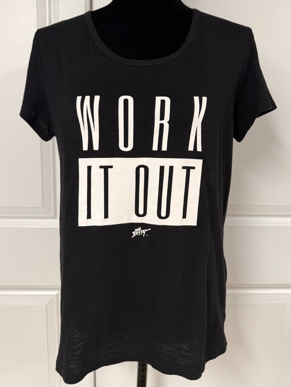 BetseyJohnson Work It Out Graphic Performance T-Shirt